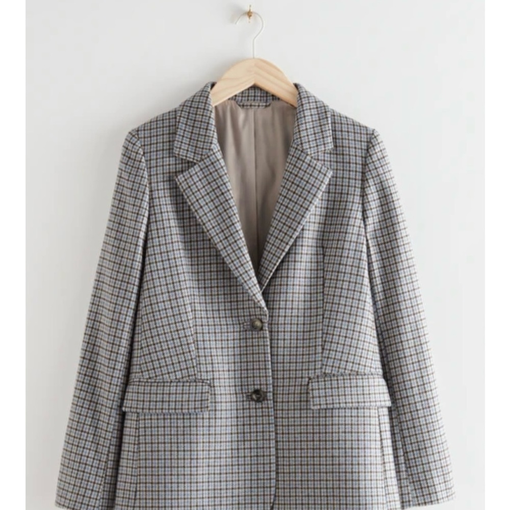 & Other Stories Wool Blend Blazer (Sz 2)